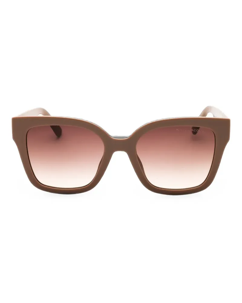 Marc Jacobs Sonnenbrille mit eckigem Gestell - Nude Nude