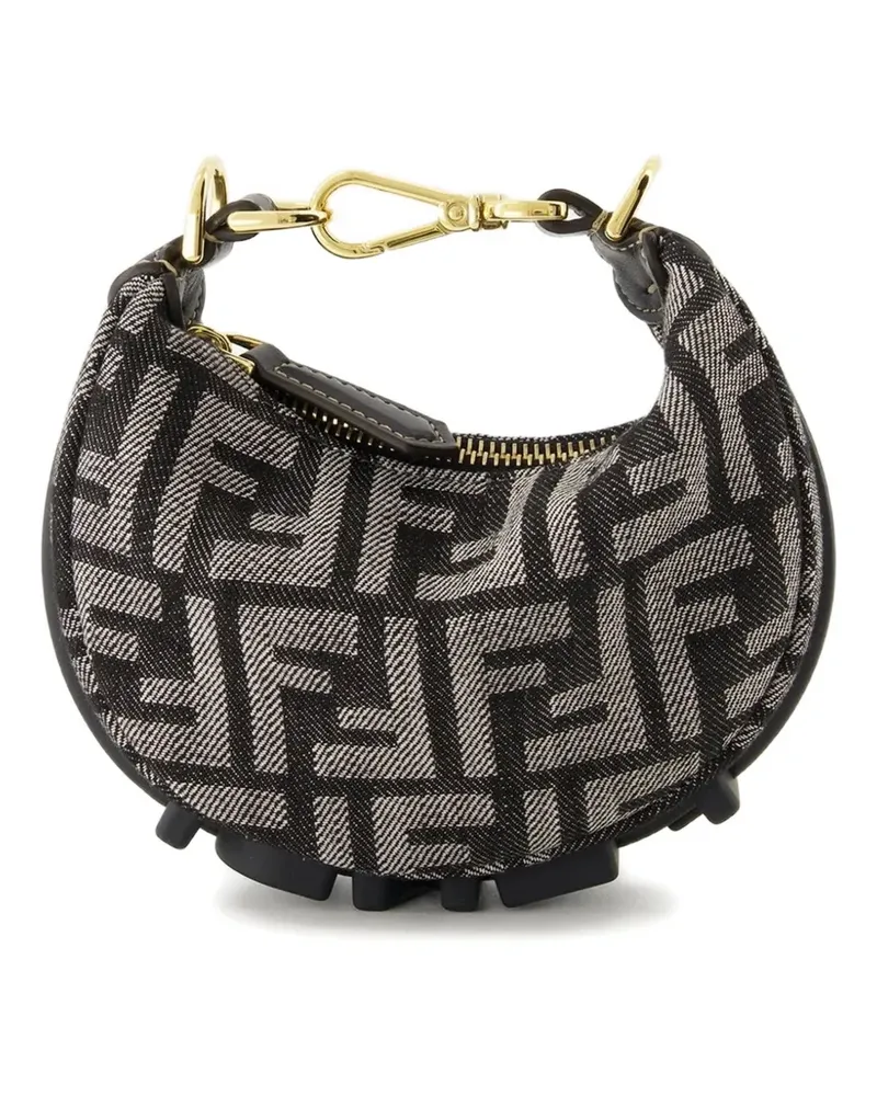 Fendi graphy Mini-Tasche mit Monogramm - Schwarz Schwarz