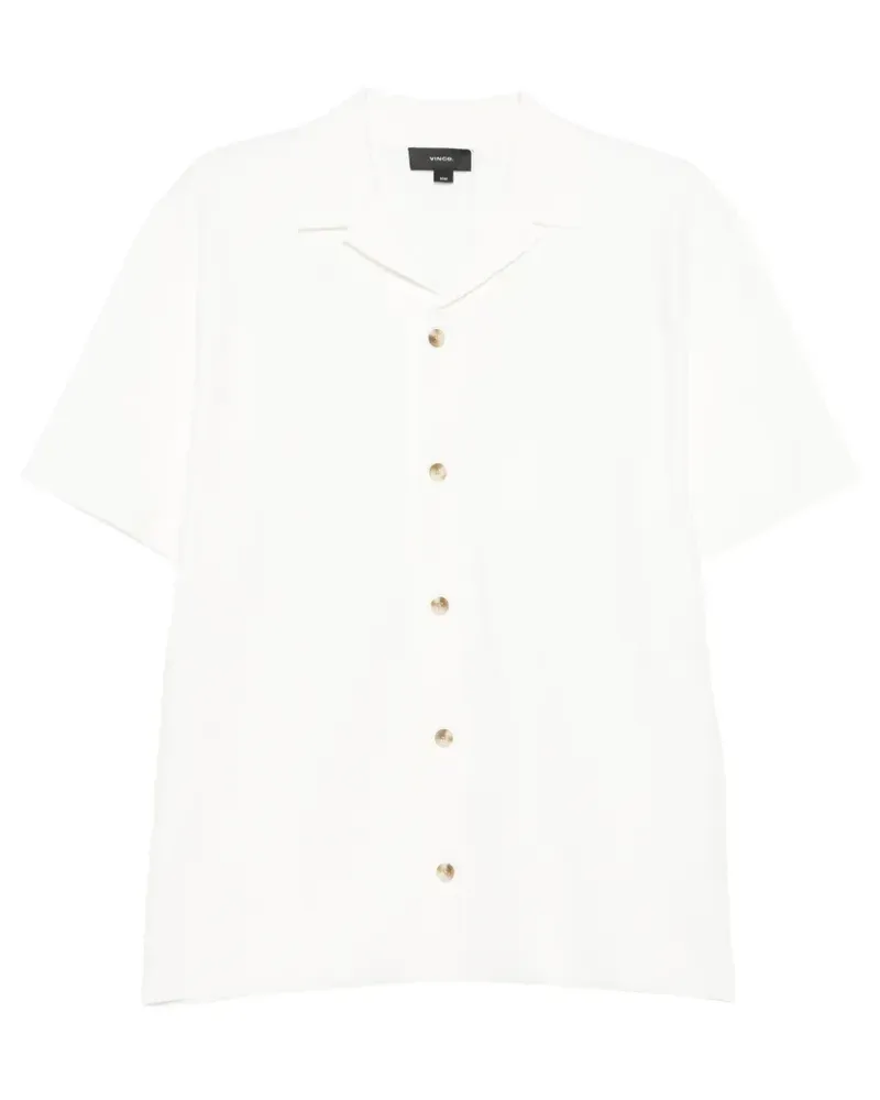 Vince Klassisches Hemd - Weiß Weiß