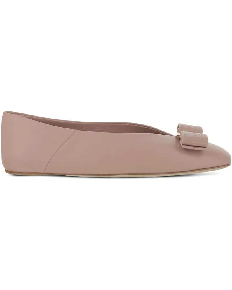 Ferragamo Vanna Ballerinas - Rosa Rosa