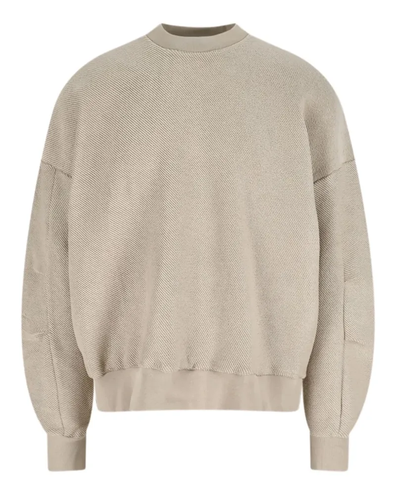 PLAN C crewneck sweatshirt - Nude Nude