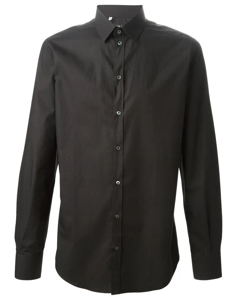 Dolce & Gabbana Klassisches Hemd - Schwarz Schwarz