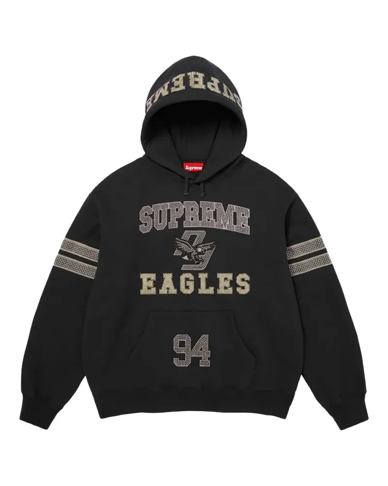Supreme Being Hoodie mit Strass - Schwarz Schwarz