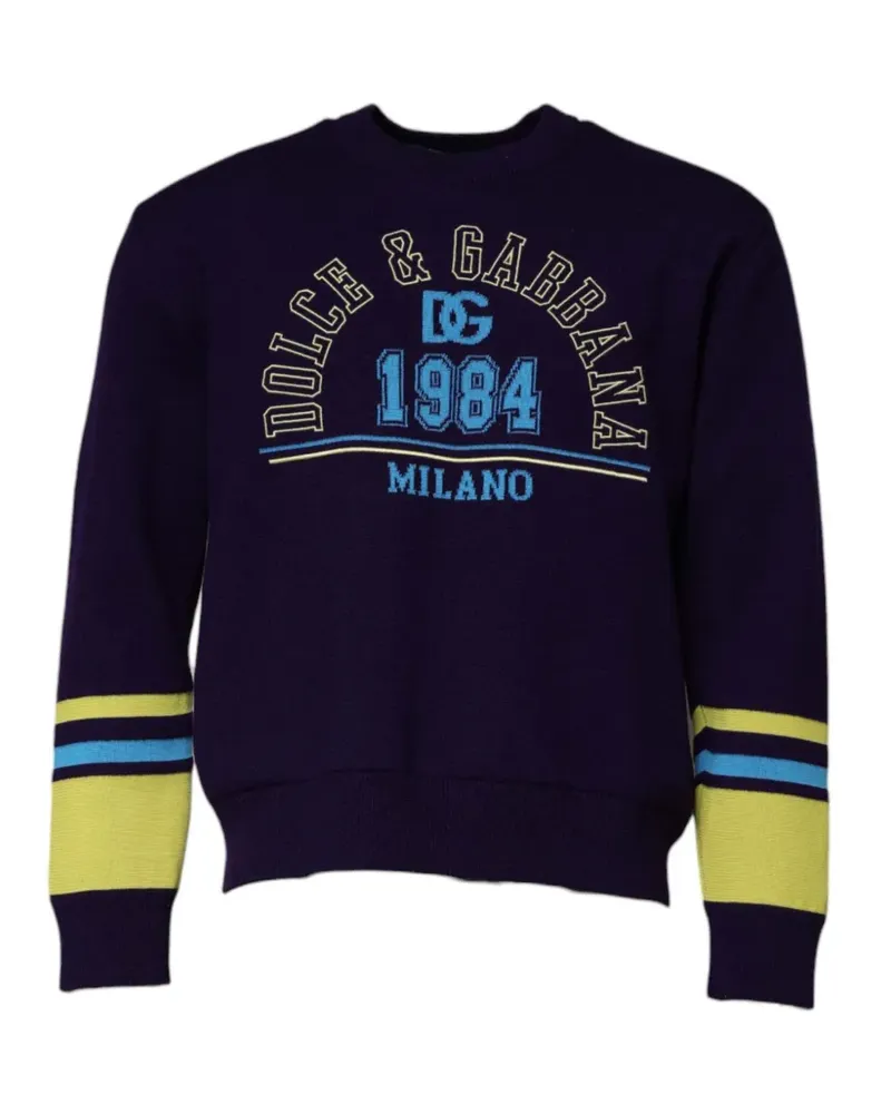 Dolce & Gabbana 1984 Milano Pullover - Blau Blau