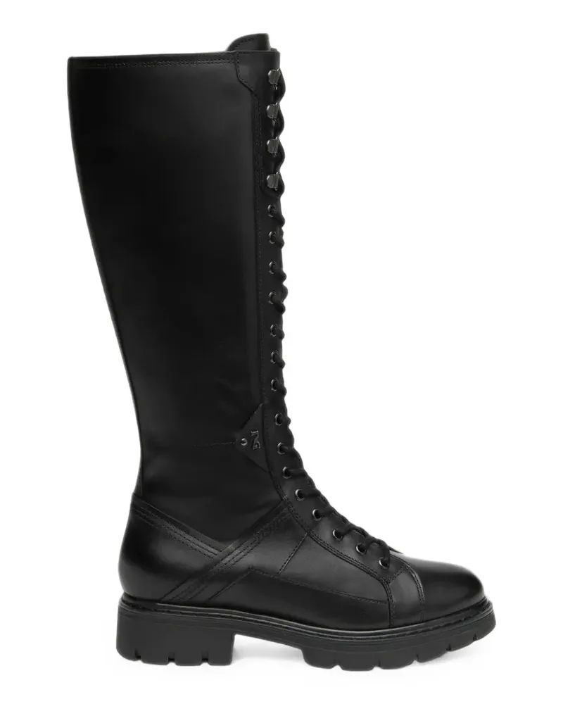 Nero Gardini lace-up knee-high boots - Schwarz Schwarz