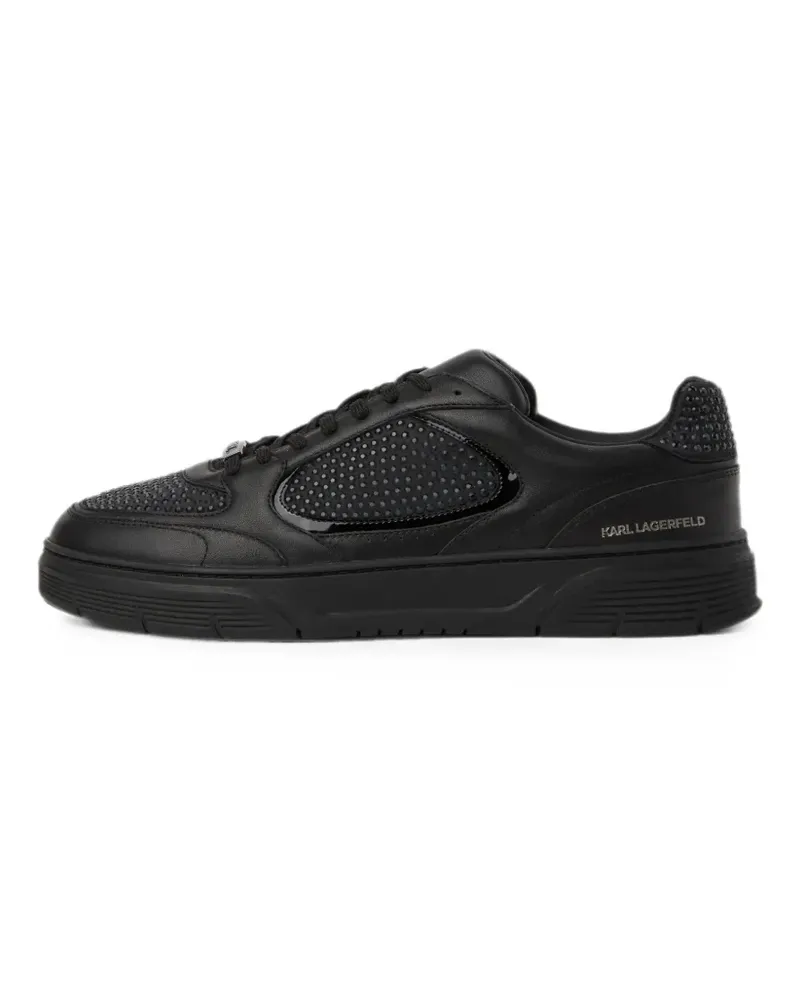 Karl Lagerfeld Kourtney Krust Sneakers mit Strass - Schwarz Schwarz