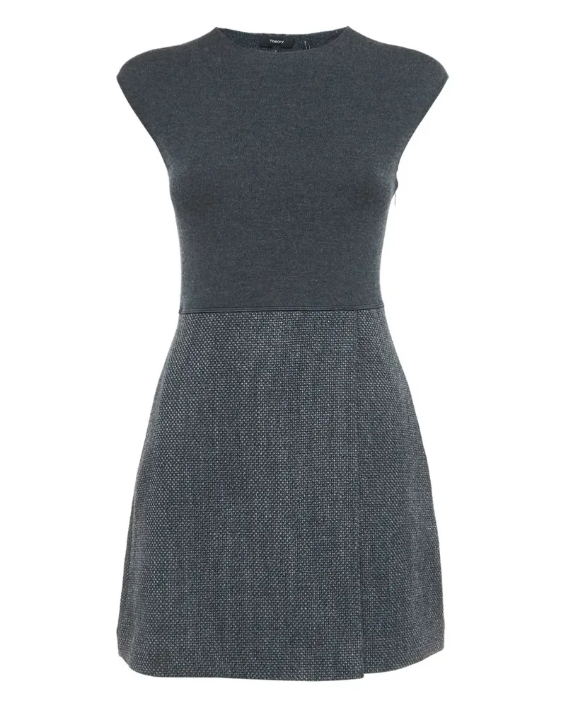 Theory Strukturiertes Jerseykleid - Grau Grau