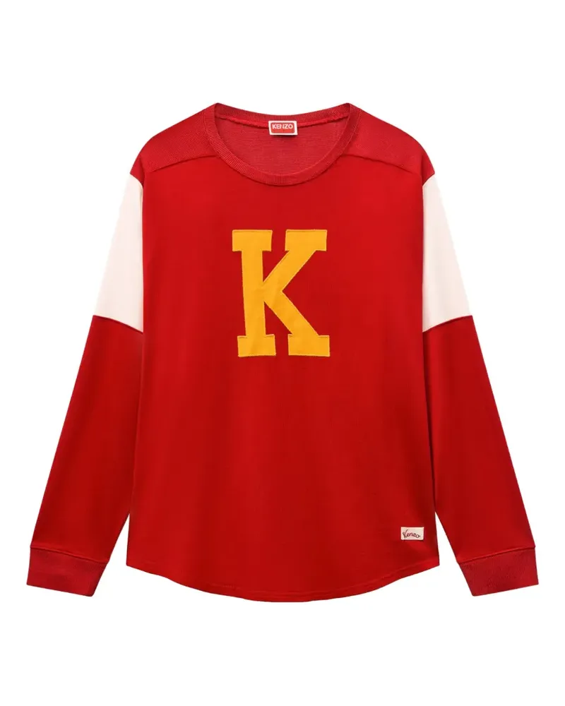 Kenzo Varsity Langarmshirt - Rot Rot