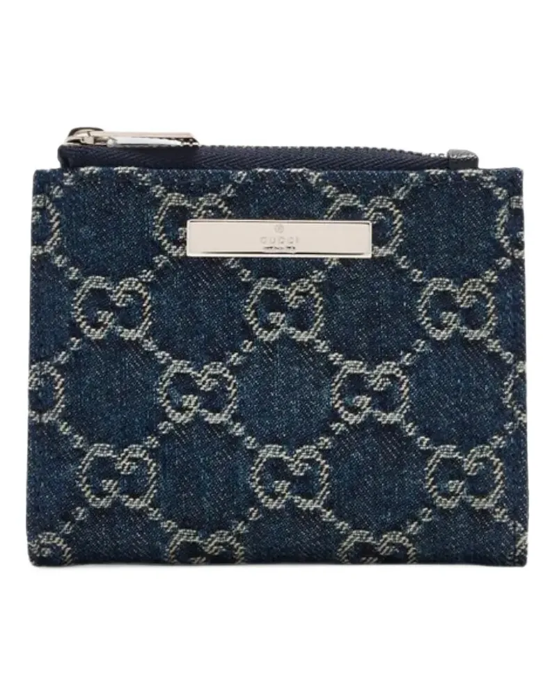 Gucci small wallet with  plaque - Blau Blau