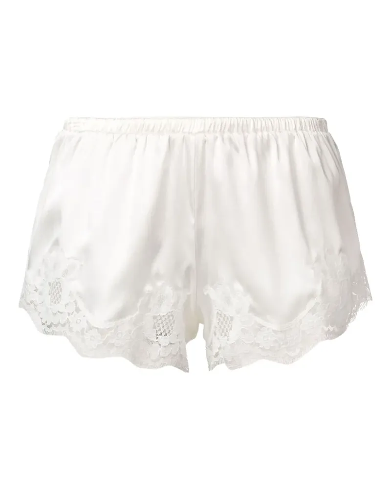 Dolce & Gabbana Höschen mit Spitze - Weiß Weiß