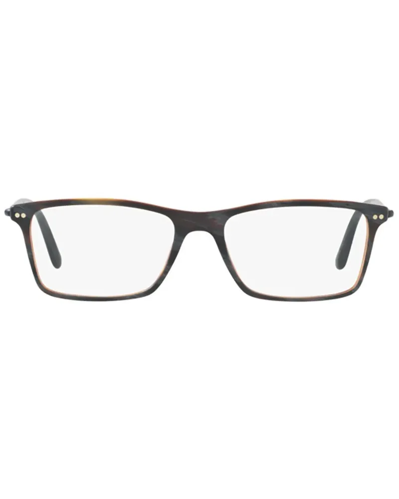 Giorgio Armani Eckige Brille mit mattem Finish - Grau Grau