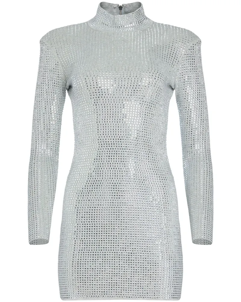 Retrofête Aisling Minikleid - Silber Silber