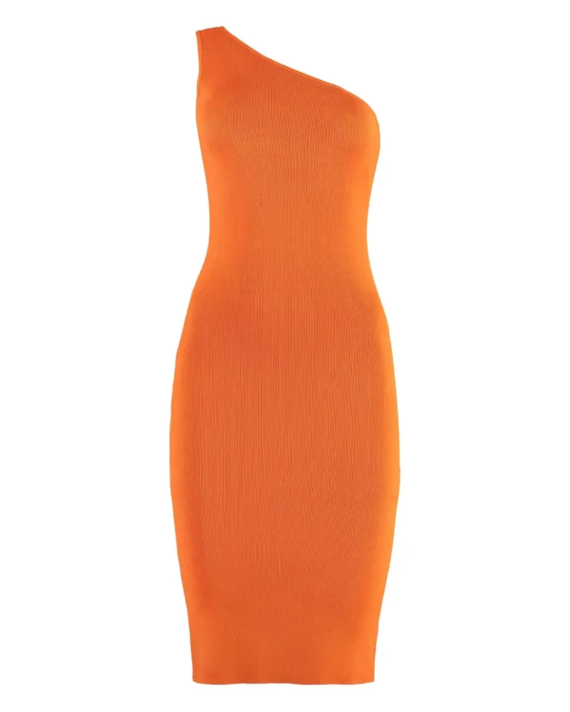 Yves Salomon One-Shoulder-Kleid - Orange Orange