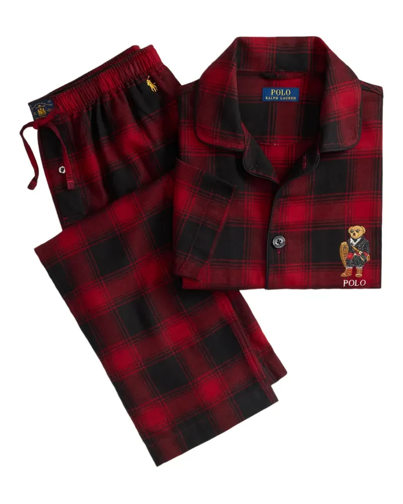 Ralph Lauren Pyjama mit Karomuster - Rot Rot