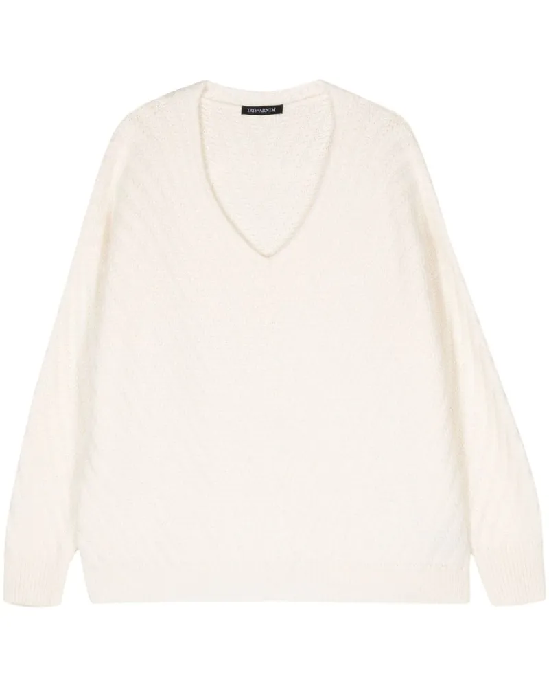 Iris von Arnim Canton Pullover - Weiß Weiß