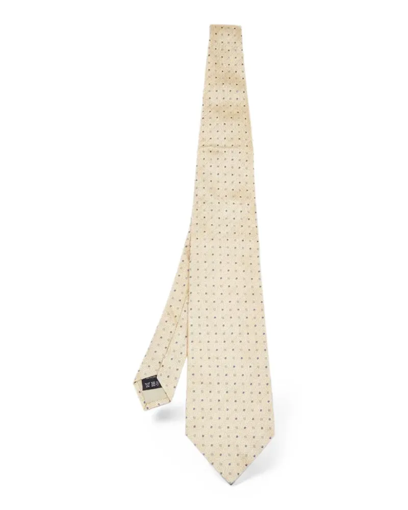 Dunhill pointed tie - Gelb Gelb