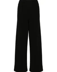 WARDROBE.NYC Gerippte Hose mit geradem Bein Schwarz