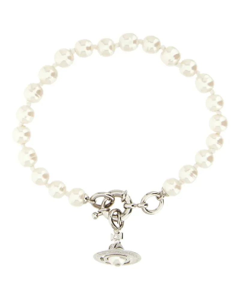 Vivienne Westwood Aleksa Orb Armband mit Anhänger - Silber Silber