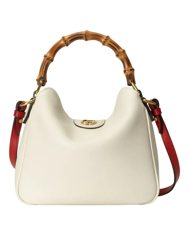 Gucci Große Diana Schultertasche mit Bambushenkel - Nude Nude