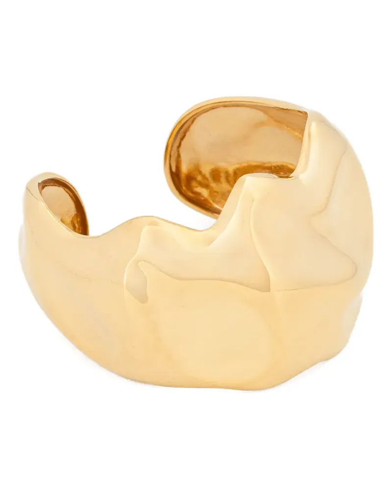 Naked Wolfe Xena sculpted bangle - Gold Gold