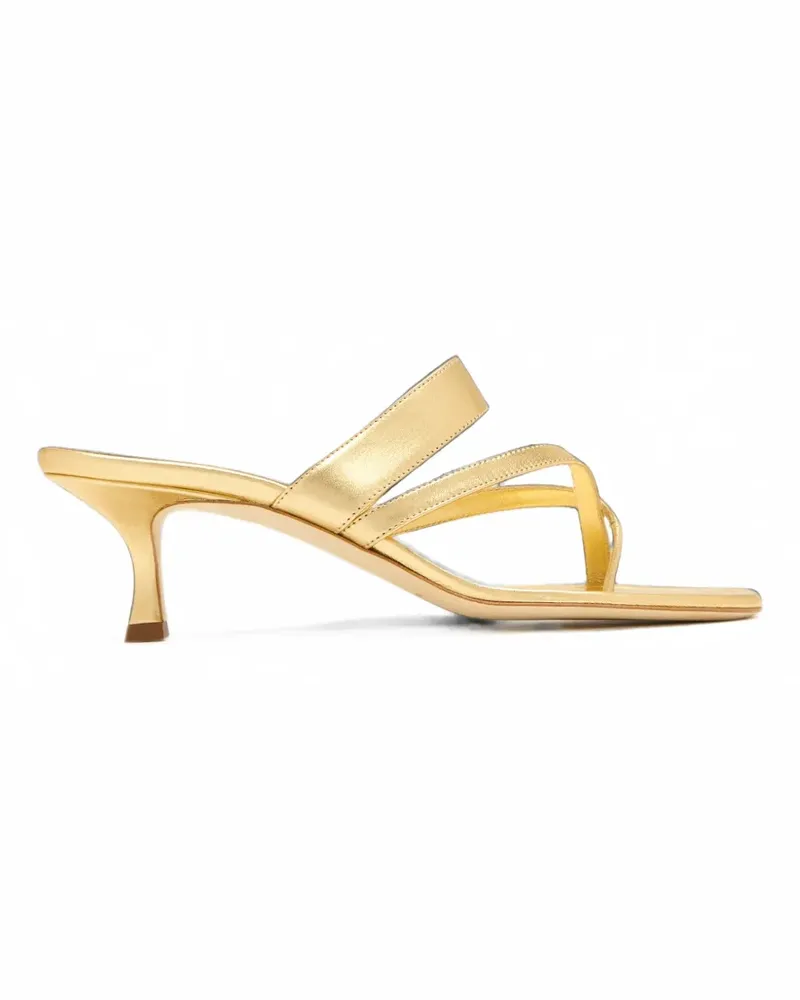 Manolo Blahnik Susa strappy leather sandals - Gold Gold