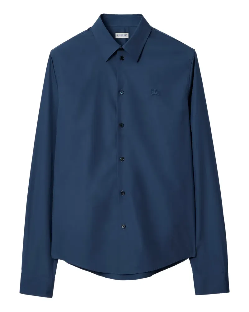 Burberry Hemd aus Popeline - Blau Blau