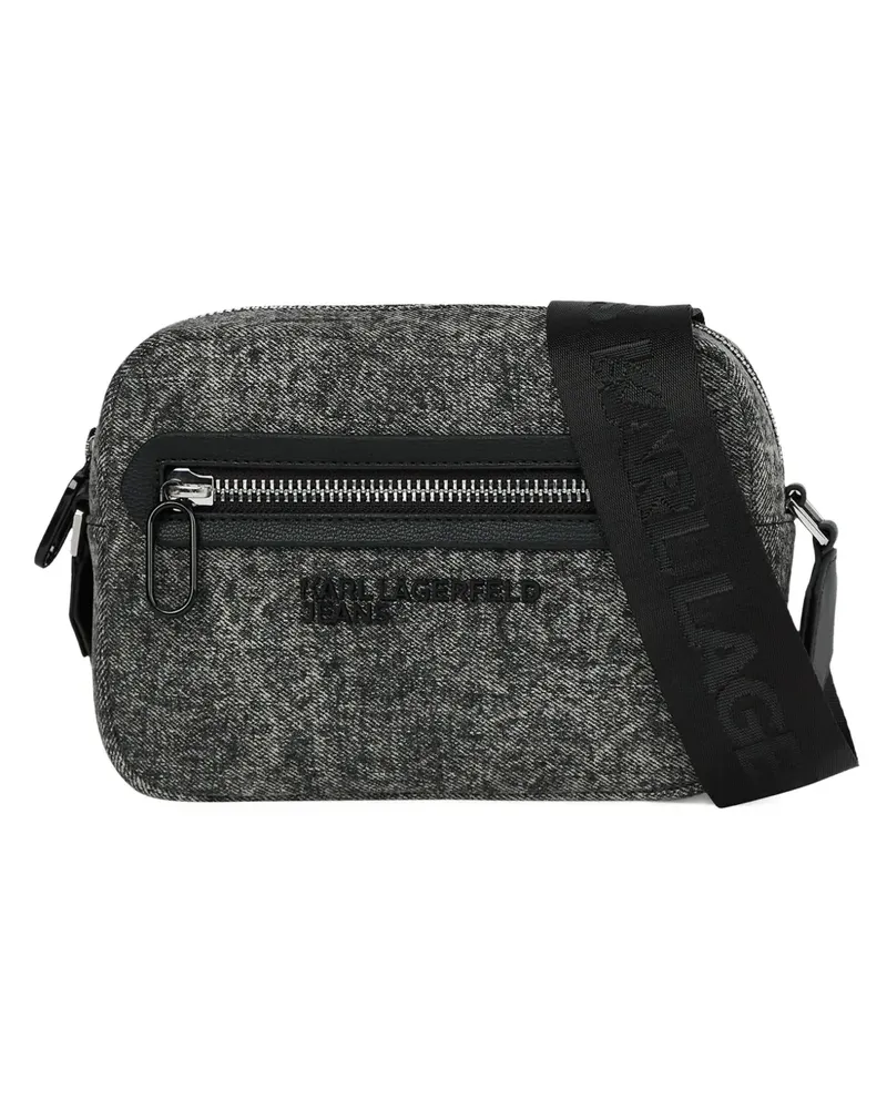 Karl Lagerfeld Tasche aus ausgeblichenem Denim - Grau Grau