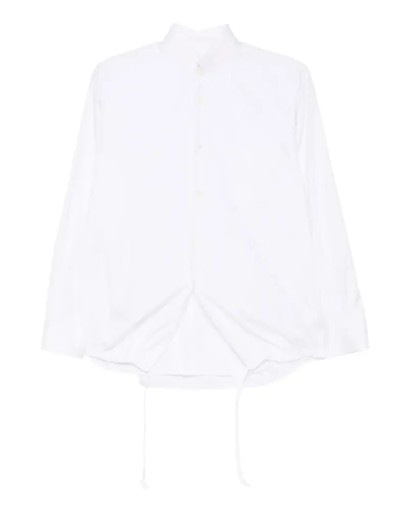 Comme des Garçons Hemd mit Kordelzug-Saum - Weiß Weiß