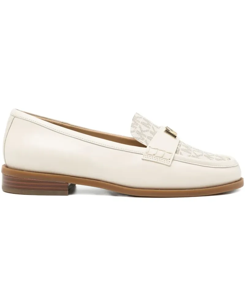 Michael Kors Lex Loafer mit Logo - Weiß Weiß