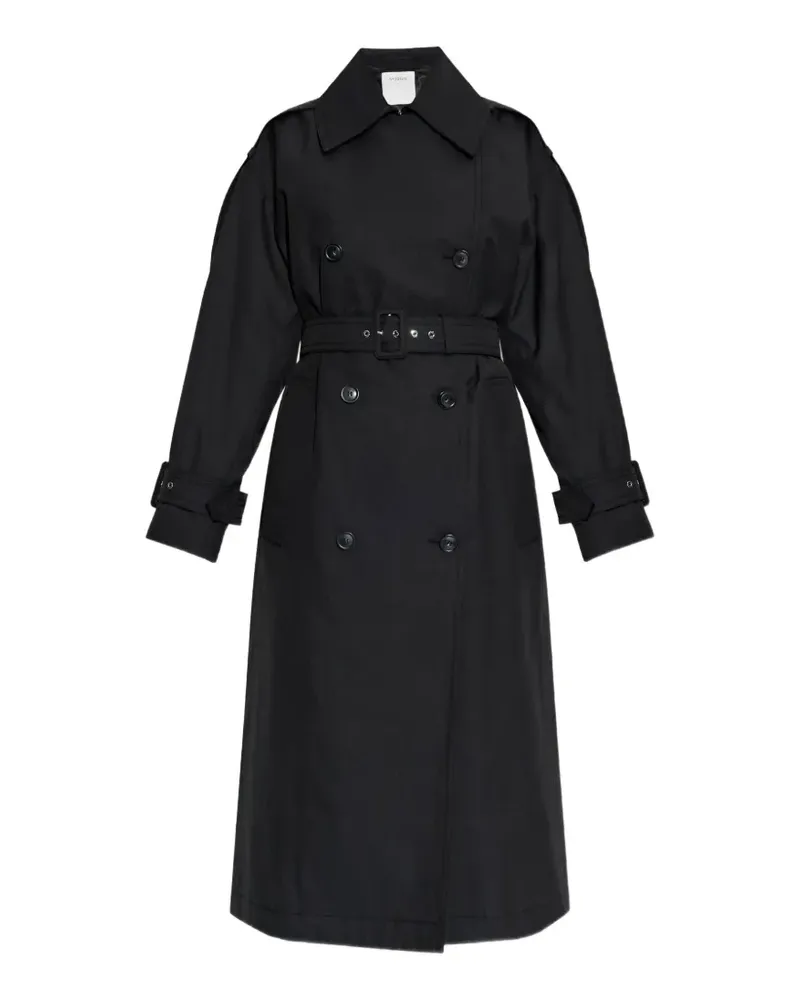 SPORTMAX Gocce double-breasted trench coat - Schwarz Schwarz