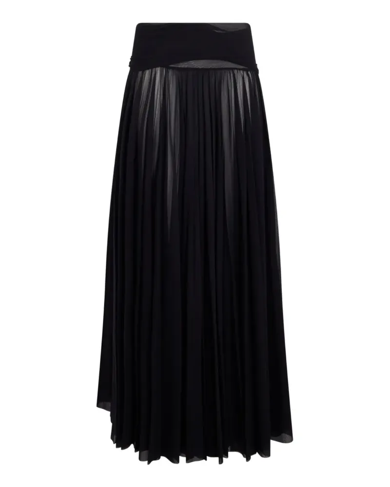 Philosophy Di Lorenzo Serafini ruched-waist pleated skirt - Schwarz Schwarz