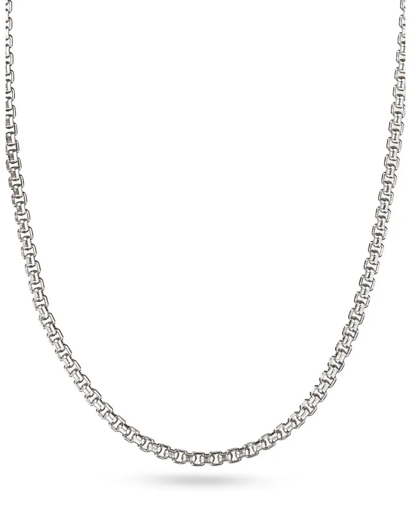 David Yurman Box Chain Halskette aus 14kt Gelbgold und Sterlingsilber Silber