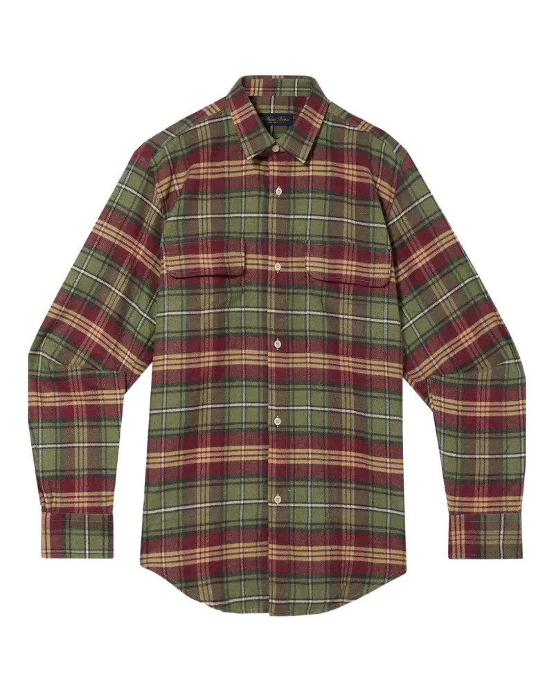 Brooks Brothers Kariertes Flanellhemd - Grün Grün