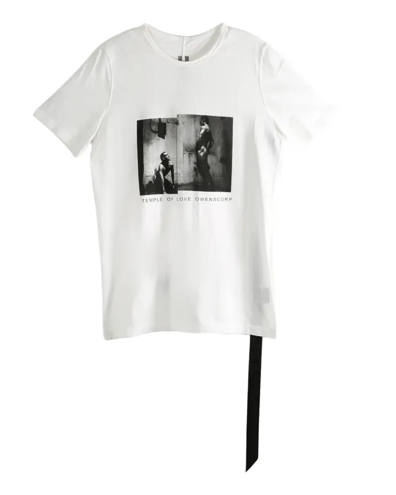 DRKSHDW by Rick Owens T-Shirt mit grafischem Print - Weiß Weiß