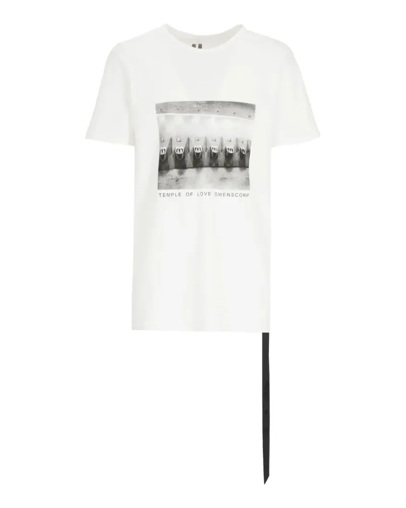 DRKSHDW by Rick Owens T-Shirt mit grafischem Print - Weiß Weiß