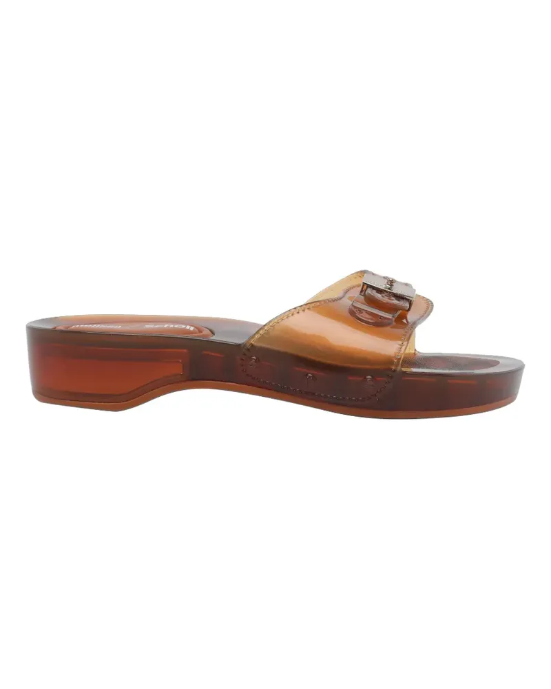 Melissa x Scholl Pescura buckle-detail sandals - Braun Braun