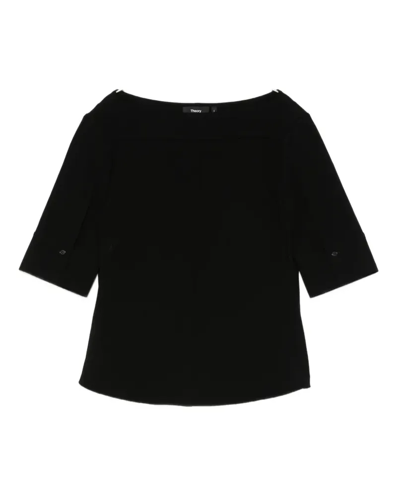 Theory short-sleeve blouse - Schwarz Schwarz