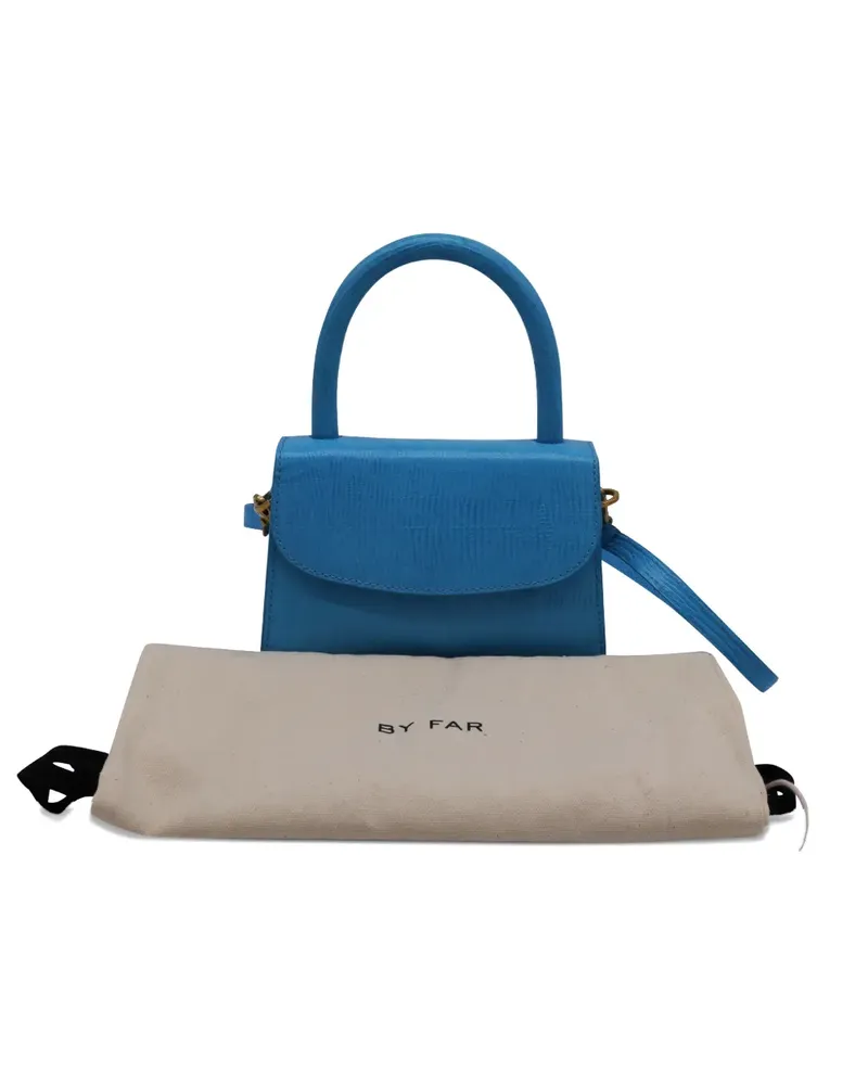 by FAR Mini-Tasche aus Leder - Blau Blau