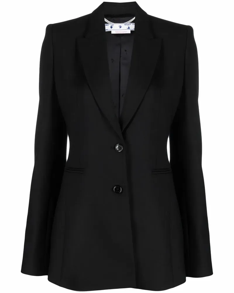 OFF-WHITE Corporate Blazer - Schwarz Schwarz