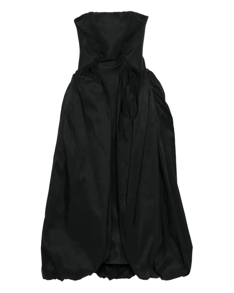 Cult Gaia Kalea flower strapless dress - Schwarz Schwarz