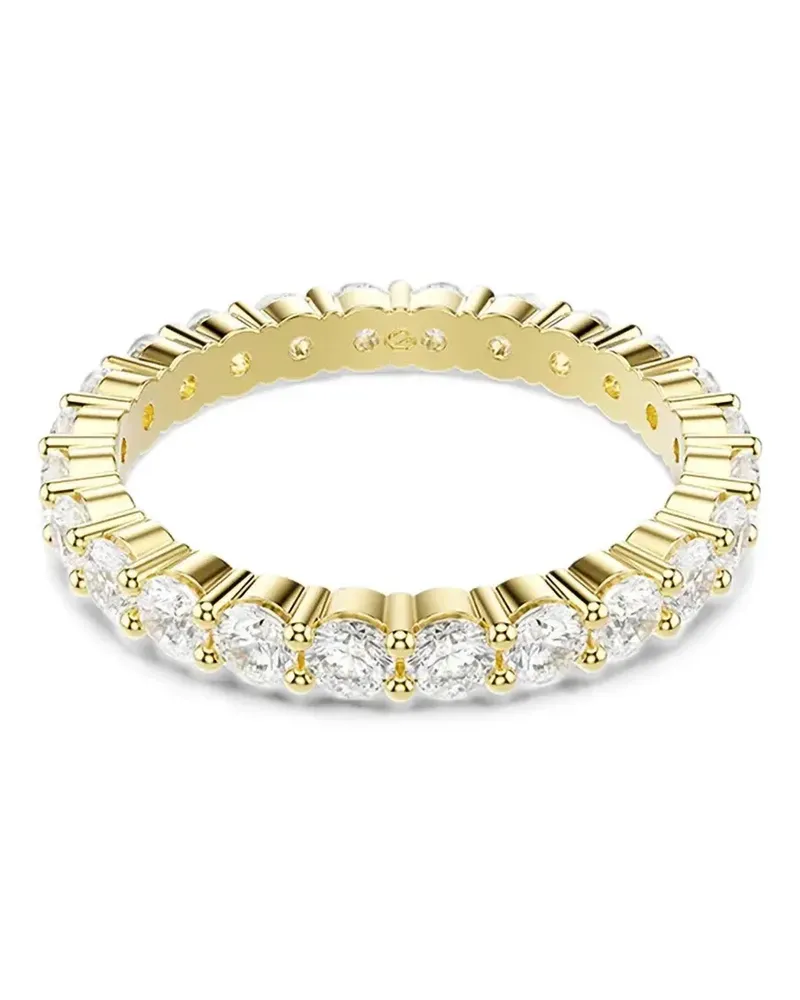 Swarovski Matrix Vittore crystal-embellished eternity band ring - Gold Gold