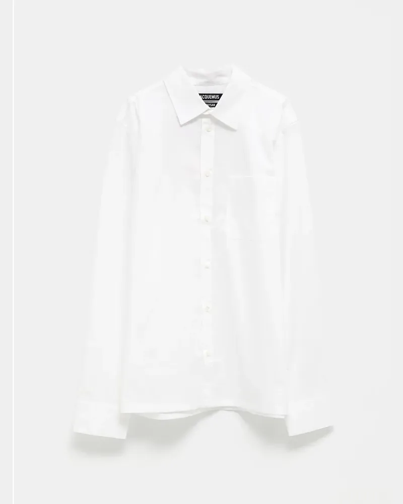 Jacquemus Klassisches Hemd - Weiß Weiß