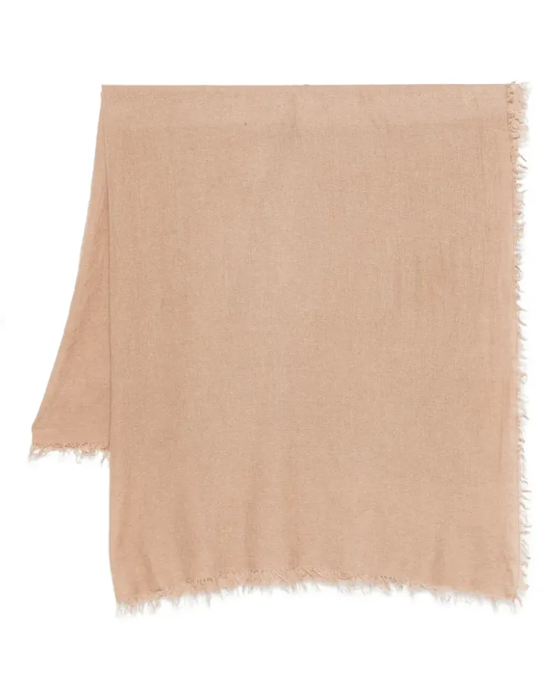 Faliero Sarti Ausgefranster New Chris Schal - Braun Braun