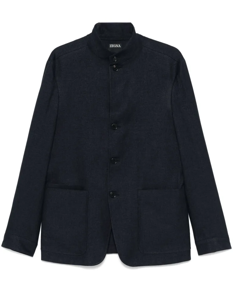 Ermenegildo Zegna Jacke aus Twill - Blau Blau