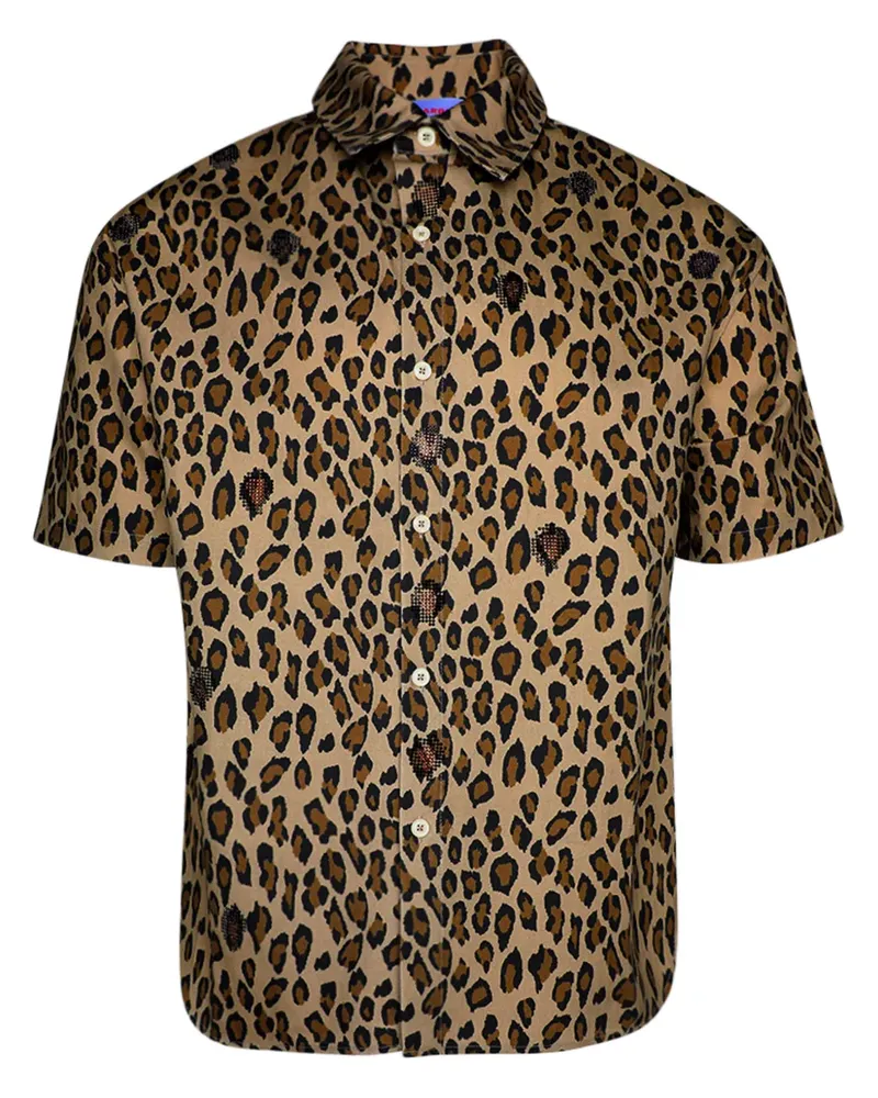 BLUEMARBLE Verziertes Hemd mit Leoparden-Print - Nude Nude