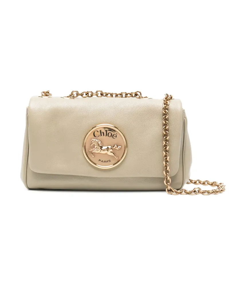 Chloé Heritage Umhängetasche mit Kettenriemen - Nude Nude