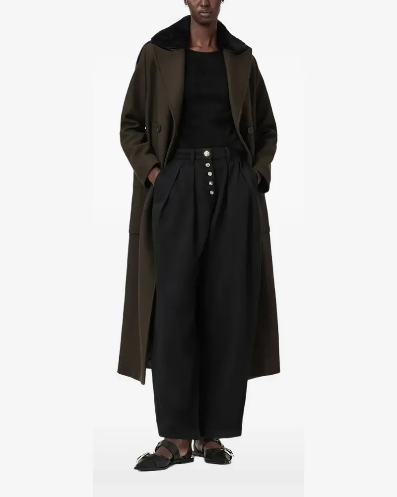 AllSaints Millie double-breasted coat - Grün Grün