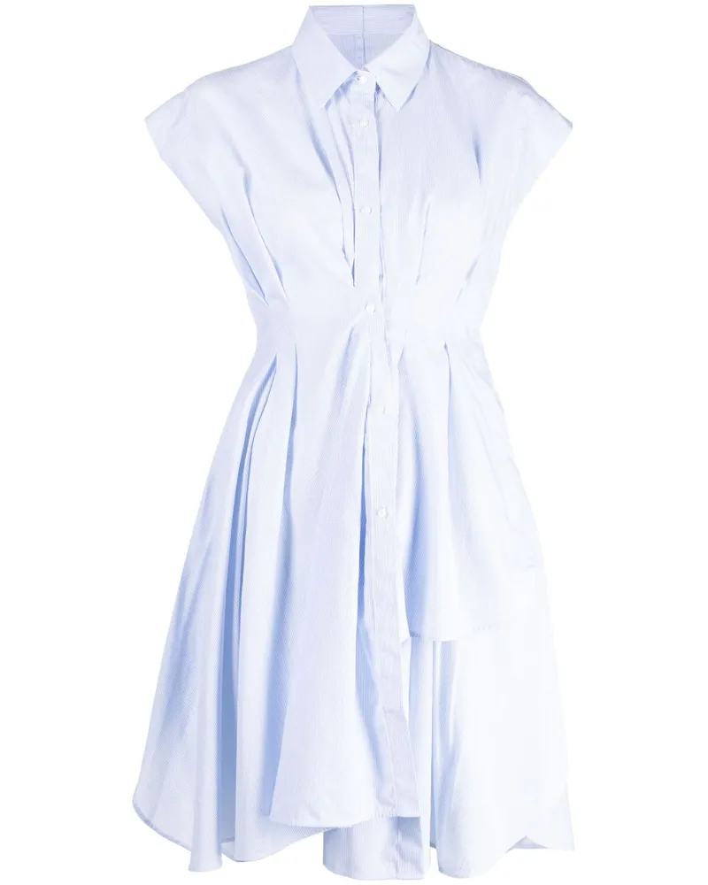 JNBY Schmales Kleid mit Rüschen - Blau Blau