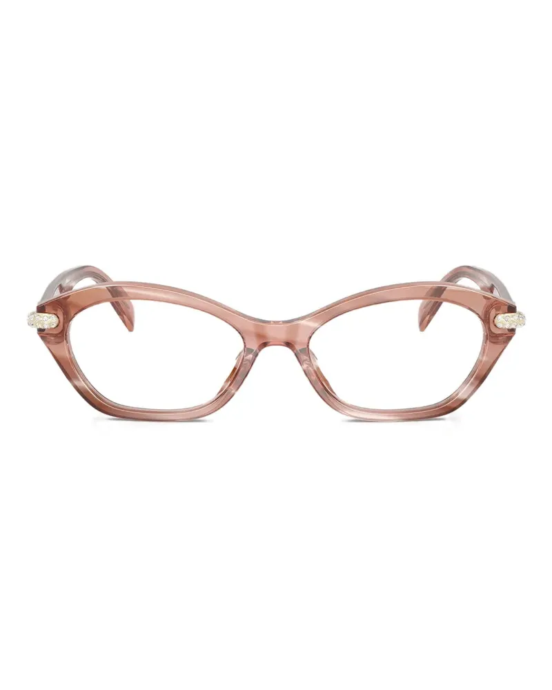 Michael Kors Saint Lucia Cat-Eye-Brille - Rosa Rosa