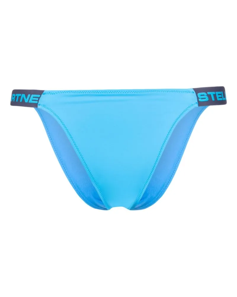 Stella McCartney Bikinihöschen mit Logo - Blau Blau
